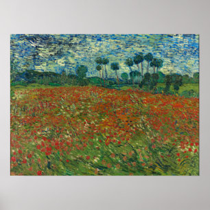 Póster Campo de amapola de Vincent van Gogh Bella Artes