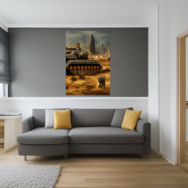 Póster Campo de batalla de Novum Desertum | Poster de art