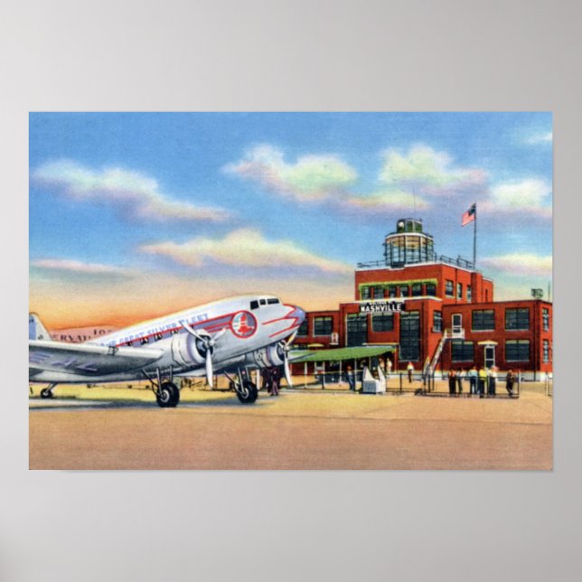 Póster Campo de Berry de Nashville Tennessee (Frente)