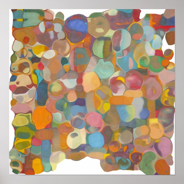 Póster Campo de color (Frente)