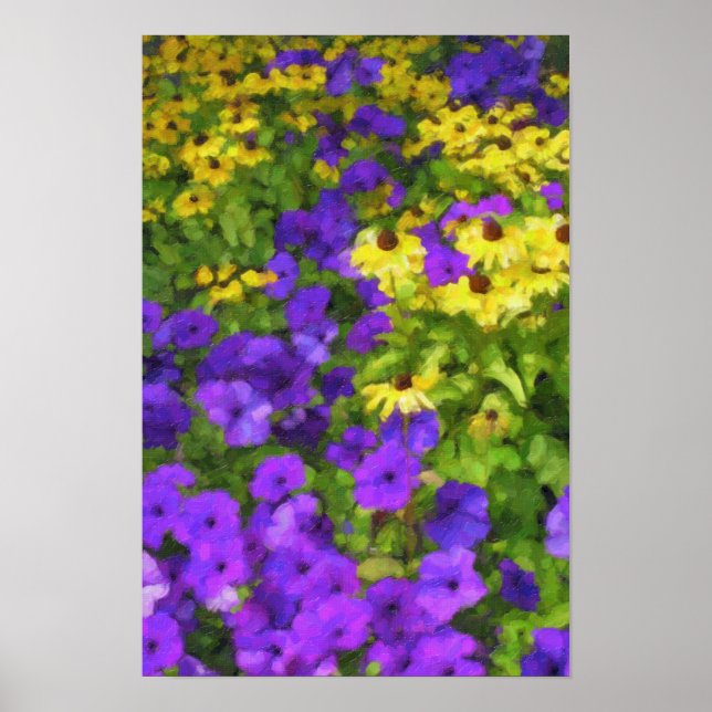 Póster Campo de Colores (Frente)