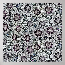 Póster Campo de Daisies