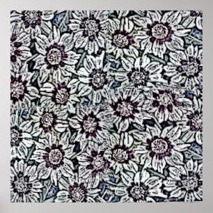 Póster Campo de Daisies