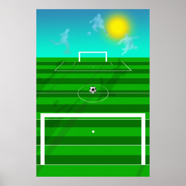 Póster Campo de fútbol Dreams Soccer y fútbol futbol nubl (Frente)