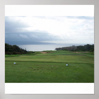 Póster Campo de golf de la Plantación de Kapalua