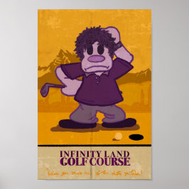 Póster Campo de golf Infinity Land