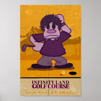 Póster Campo de golf Infinity Land