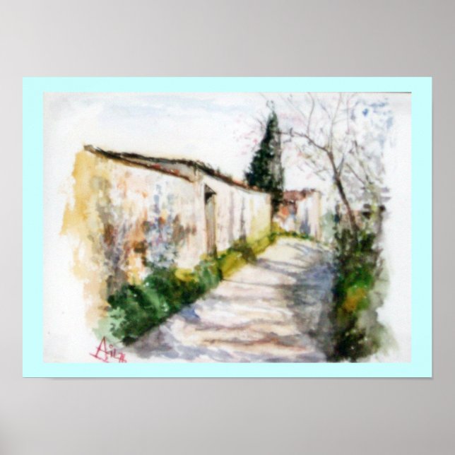 PÓSTER CAMPO DE LA TOSCANA (Frente)