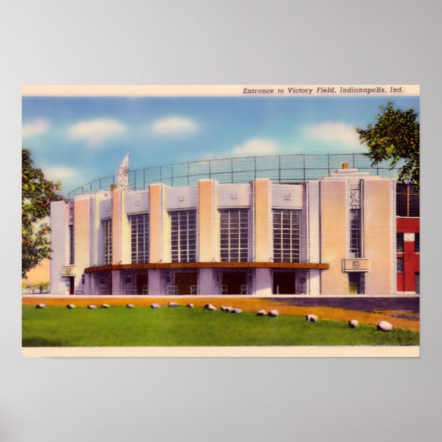 Póster Campo de la Victoria de Indianápolis (Frente)