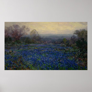 Póster Campo de los Bluebonnets, 1918