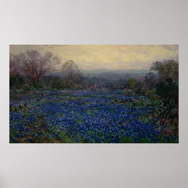 Póster Campo de los Bluebonnets, 1918 (Frente)