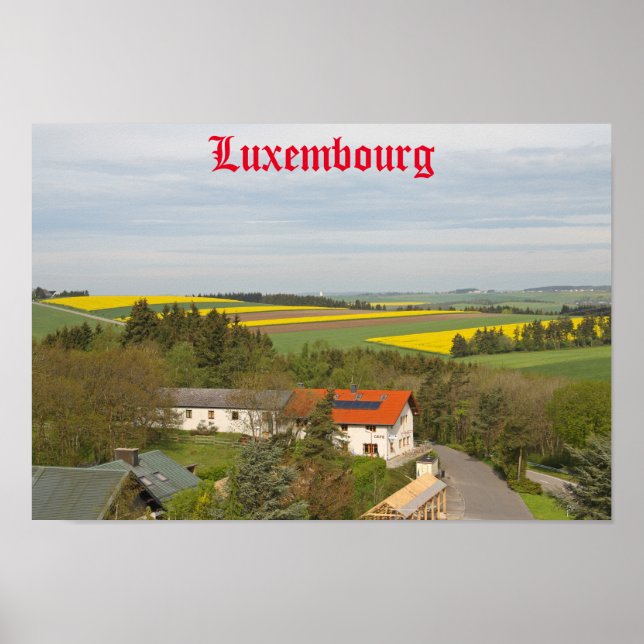 Póster Campo de Luxemburgo (Frente)