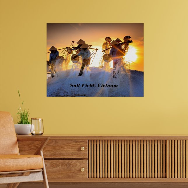 Póster Campo de sal de Vietnam (Salón 2)
