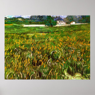 Póster Campo de trigo en Auvers de Vincent van Gogh