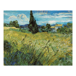 Póster Campo de Trigo Verde Vincent van Gogh