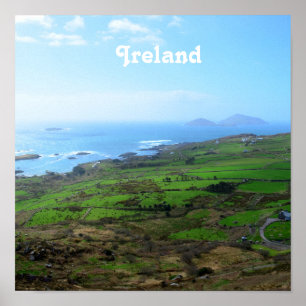 Póster Campo irlandés