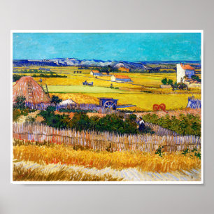 Póster Campo otoñal, Van Gogh