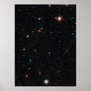 Póster Campo Profundo Hubble 18x24 (18x24)