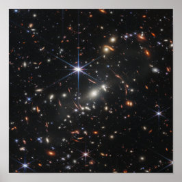 Póster campo profundo James Webb Telescope
