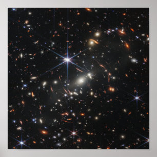 Póster campo profundo James Webb Telescope