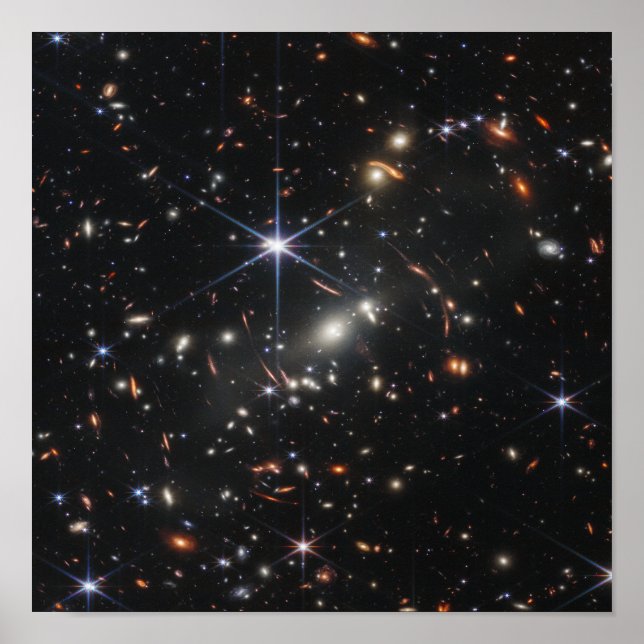 Póster campo profundo James Webb Telescope (Frente)