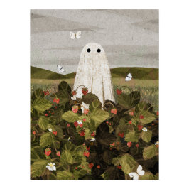 Póster Campos de fresa