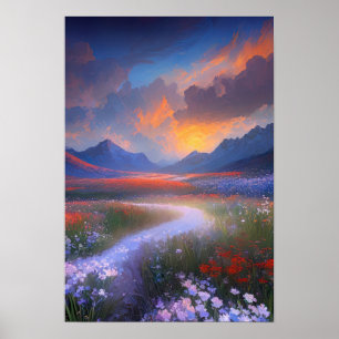 Póster Campos de Splendor Radiante