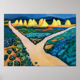 Póster Campos de vegetación | Auguste Macke |