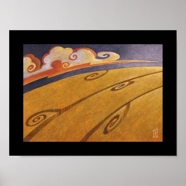 Póster Campos de verano (Frente)