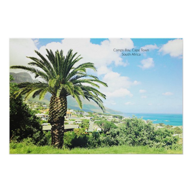 Póster Camps Bay, Ciudad del Cabo, (Anverso)