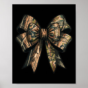 Póster Camuflaje de la caza del pato de la mamá de Camo C