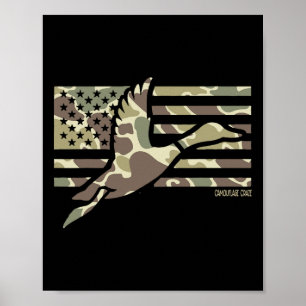 Póster Camuflaje de pato mallorquín de Camo Patriótico