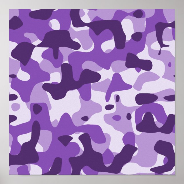 Póster Camuflaje púrpura (Frente)