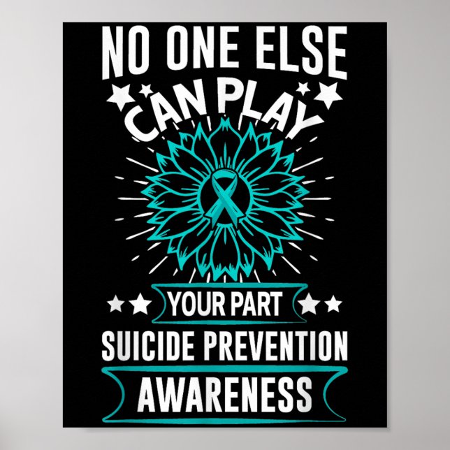 Póster Can Ever Play Your Part Suicide Prevention Awarene (Frente)