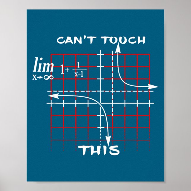 Póster Can T Touch This Equation Math Funny Gift  (Frente)