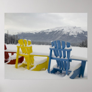 Póster Canadá, Alberta, Jasper, Jasper NP. Fairmont