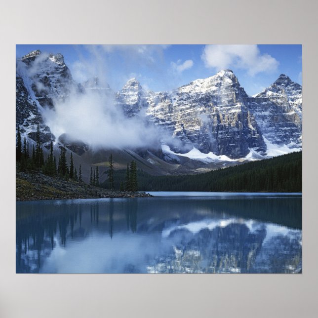Póster Canadá, Alberta, Parque Nacional Banff, Lago (Frente)