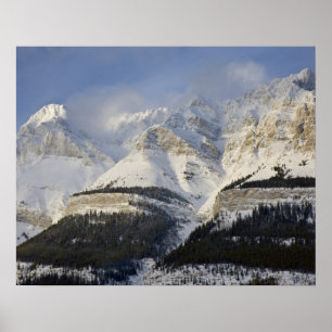 Póster Canadá, Alberta, Parque Nacional Banff. Vista de