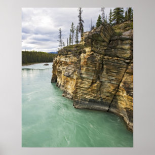 Póster Canadá, Alberta, Parque Nacional Jasper, Athabasca