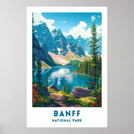 Póster Canada Banff National Park Poster