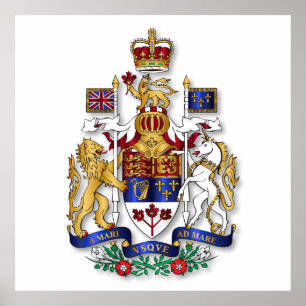 Póster Canada coat of arms