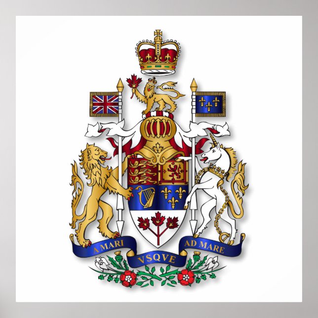 Póster Canada coat of arms (Frente)