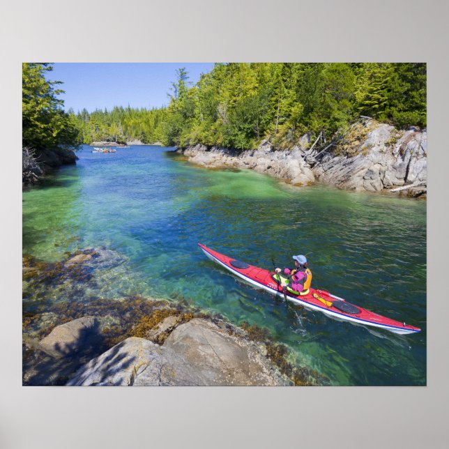 Póster Canadá, Columbia Británica, Isla Vancouver. Mar 2 (Frente)