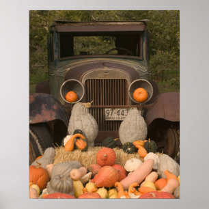 Póster CANADÁ, Columbia Británica, Keremeos. Otoño /