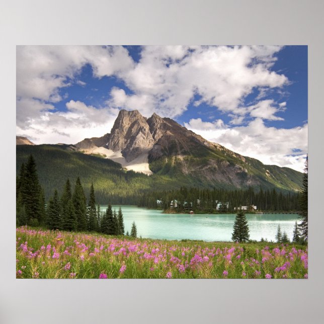 Póster Canadá, Columbia Británica, Parque Nacional Yoho.  (Frente)