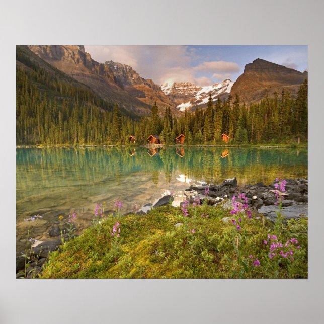 Póster Canadá, Columbia Británica, Parque Nacional Yoho.  (Frente)