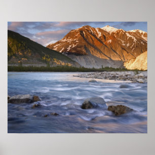 Póster Canadá, Columbia Británica, Valle del río Alsek. 2