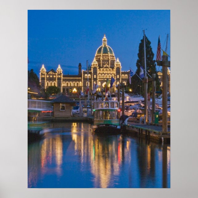 Póster Canadá, Columbia Británica, Victoria, Interior (Frente)