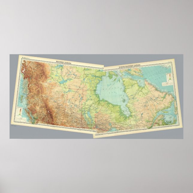 Póster Canadá compuesto (Frente)