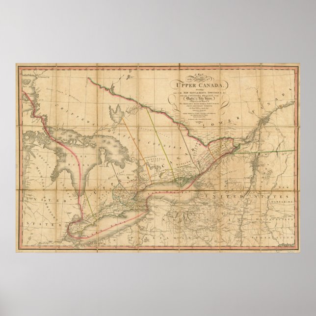 Póster Canadá del Norte (Frente)